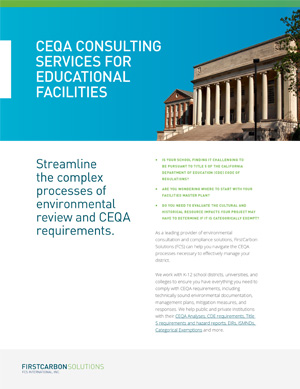 CEQA Consulting Services For Educational Facilities thumbnail